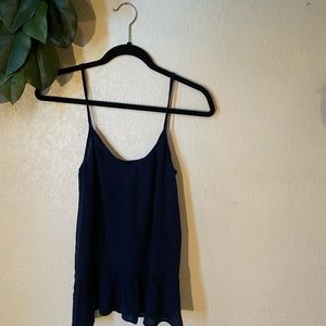 Abercrombie & Fitch Navy Tank Size Small